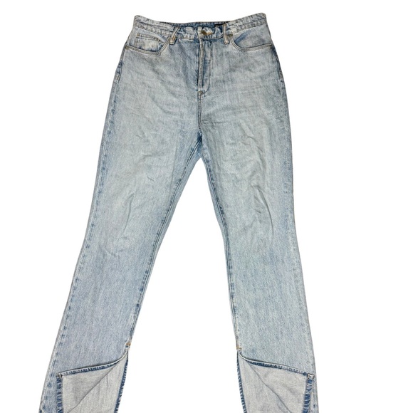 Blank NYC Denim - Blank NYC Jeans Womens Size 29 The Cooper Long Slim Straight Leg Slit Blue